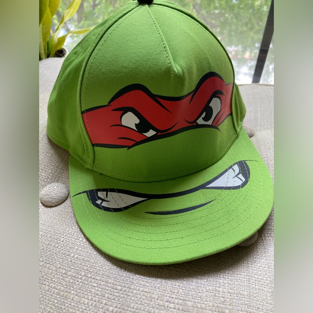 RAPHAEL BASEBALL HAT cap TMNT teenage mutant ninja turtles PIZZA BILL snap back